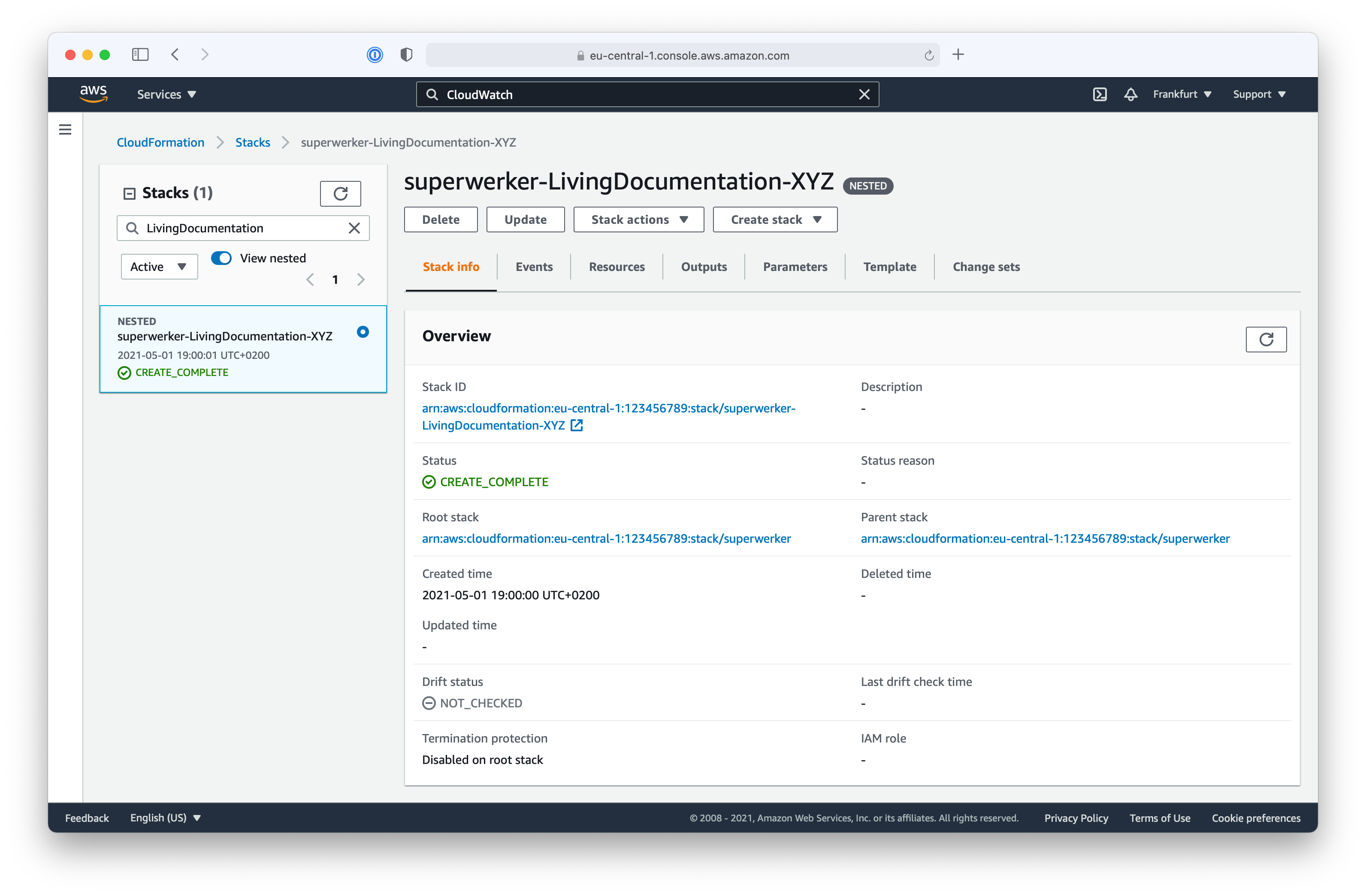 CloudFormation for superwerker