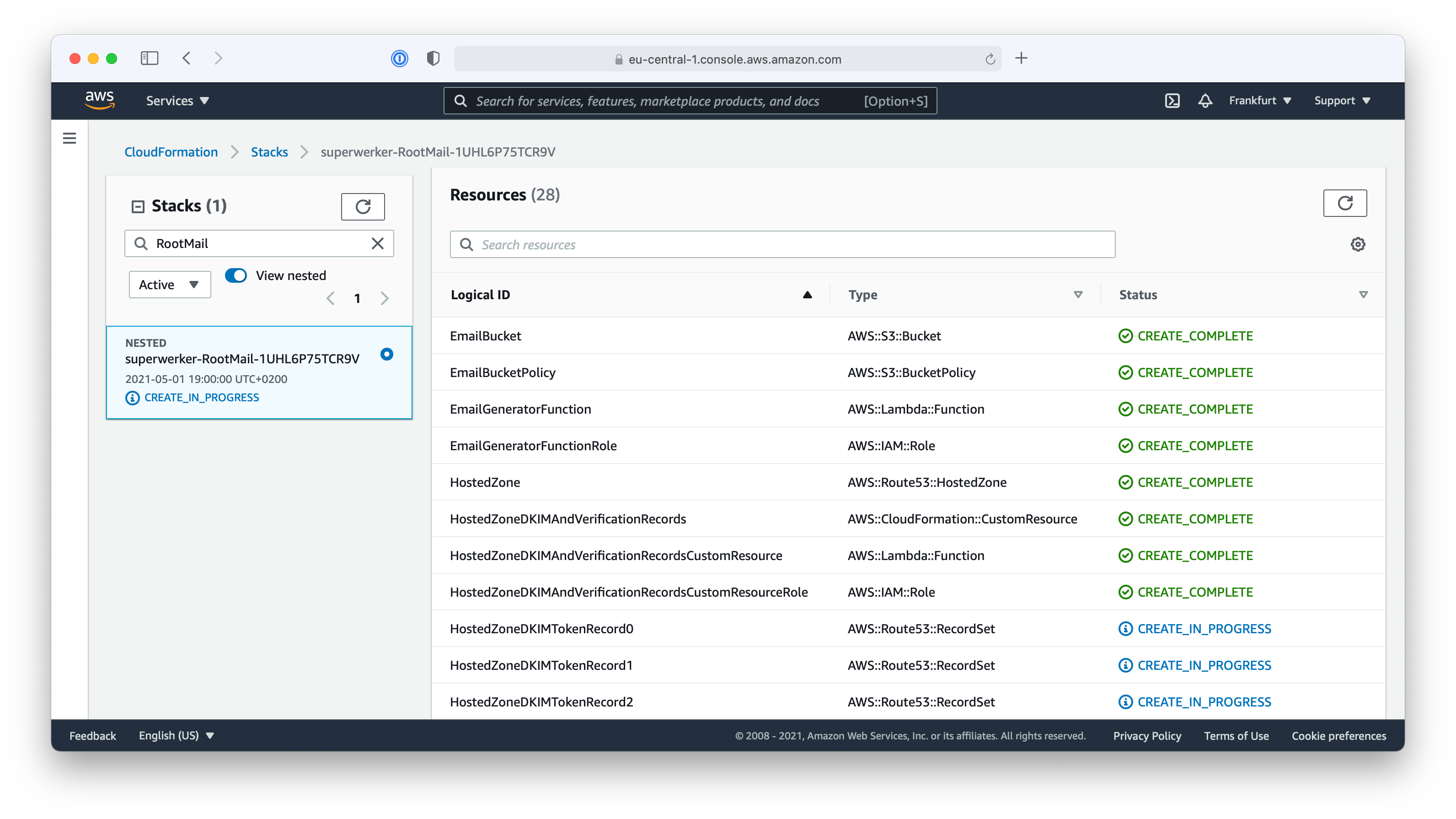CloudFormation for superwerker