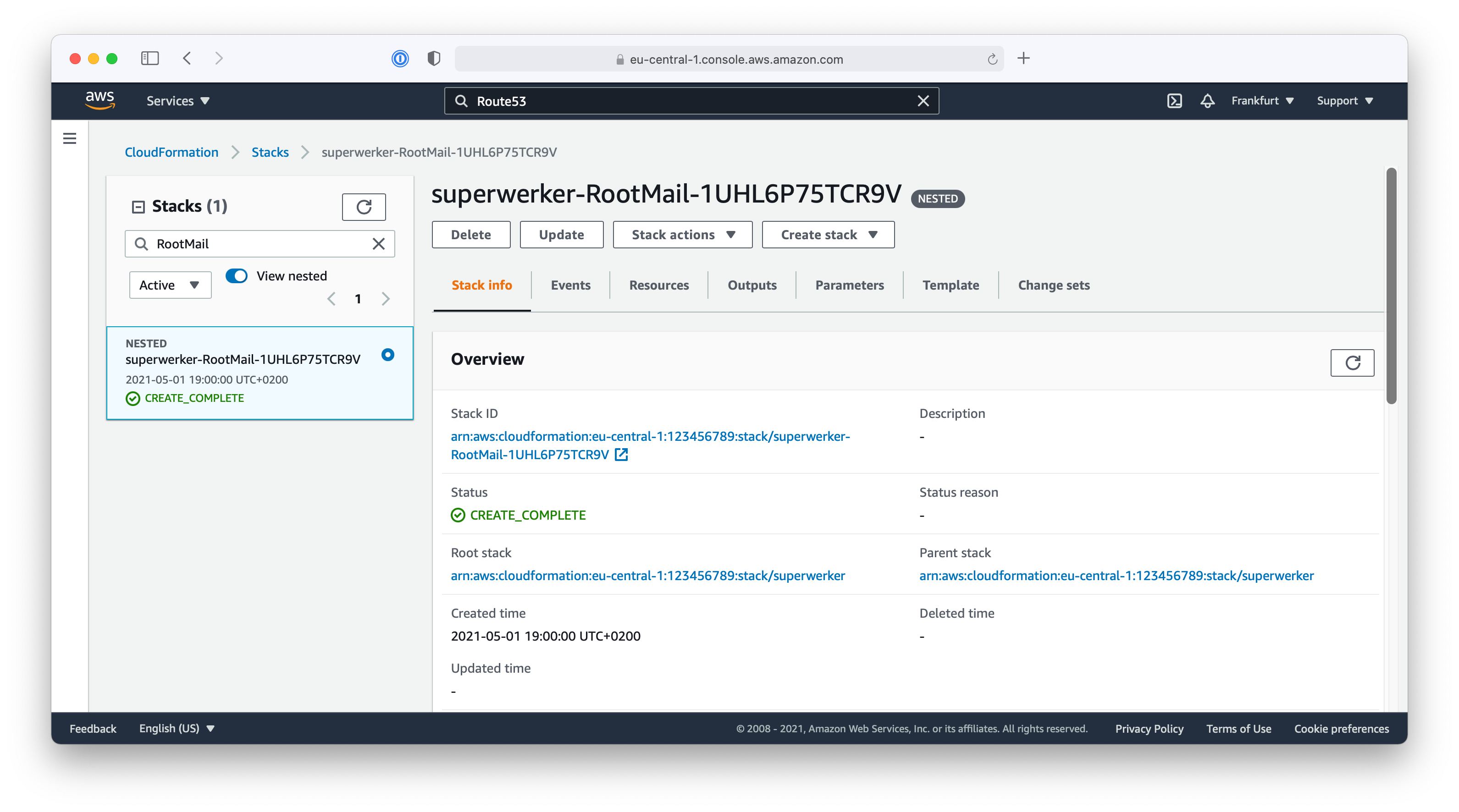 CloudFormation for superwerker