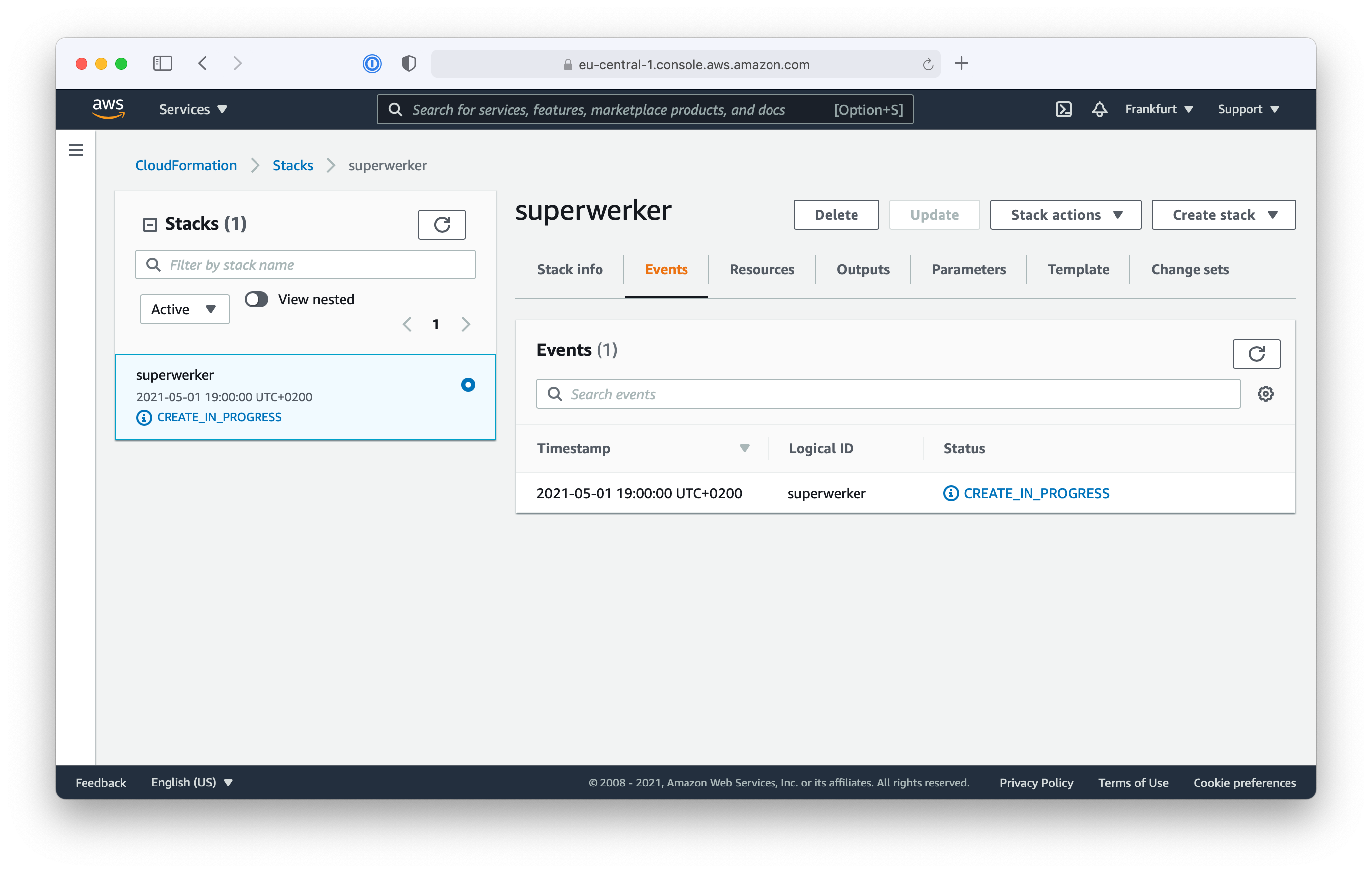 CloudFormation for superwerker